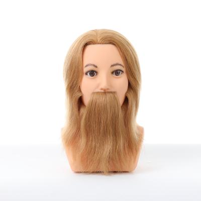 China Training hot sale! ! 100% hair mannequin head to neck/training head for sale