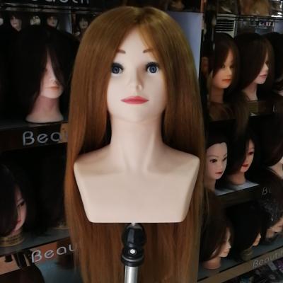 China Cheap HAIR DYE Hairstyle Real Hairstyle Doll Female Training Head for sale