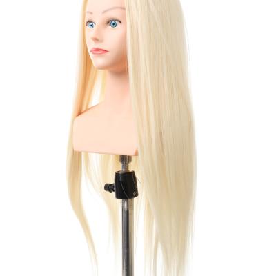 China Hair Braiding 24inch Synthetic Female Mannequin Heads With Hair For Braiding Doll Dummy Head For Salon Training Head for sale