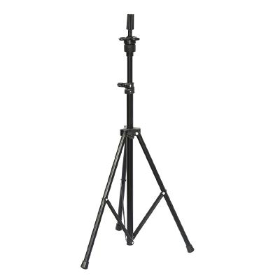 China Hair Salon Tools Adjustable Training Mannequin Tripod Stand Holder Wig Head Stand for sale