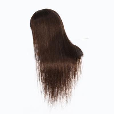 China Natural Hair Mannequin Head Training, Light Weight, Cosmetology, For Hairdressing School, With Makeup Face for sale