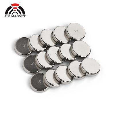 China Industrial Magnet ISO Certificated N28 N30 N35 N48 N50 N52 Rare Earth Magnetic Round Circle NdFeB Imanes De Neodimio Disc Neodymium Magnet for sale