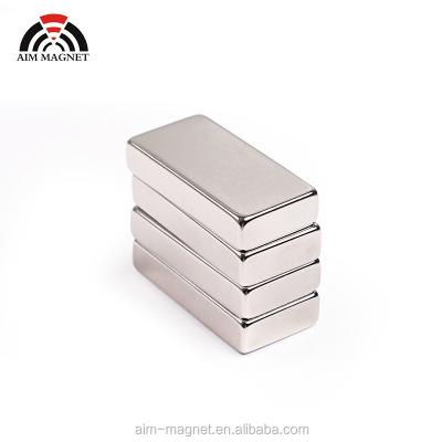 China Wholesale Industrial Magnet Block Magnets 50mm Rectangular Neodymium Magnet For Wind Generators for sale