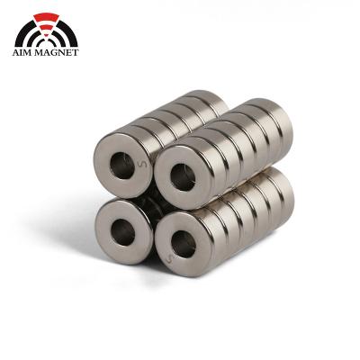 China Wholesale Custom Industrial Magnet Large Permanent Strong Neodymium Ring Magnet for sale