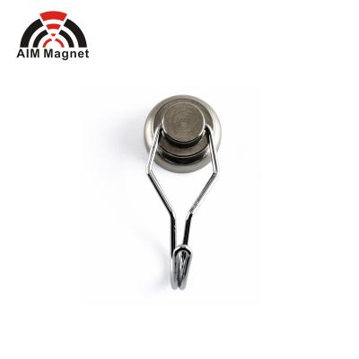 China Strong Industrial Magnet Neodymium Magnet Hook Magnet With Swivel Hook Magnet Making for sale