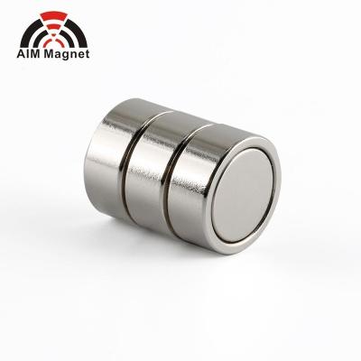 China Industrial Strong Disc Magnet SNA25 Disc Pot Neodymium Magnetic Neodymium for sale