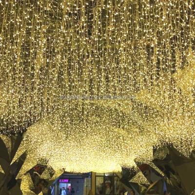 China 5M Length LED Icicle Light Led Christmas 5M Curtain Waterfall Lights for sale