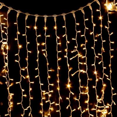 China Rubber Cable Curtains Festivals LED Mainly String Light 2*3M for sale