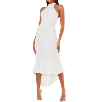 China Competitive Price Anti-Static Customization Q0028 NewDesign OEM ODM White Dress Supplier In China for sale