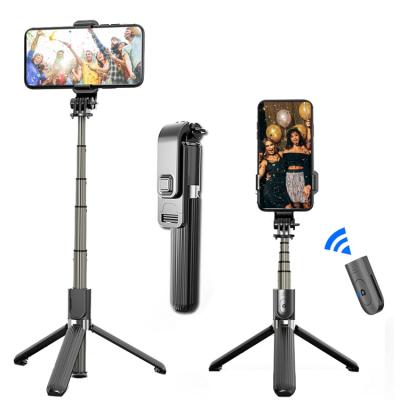 China Portable Remote Control Stand Monopod Shooting Selfie Holder BT Mobile Phone Wireless Aluminum Selfie Stick YEAH Visual Lightweight Tripod Desktop for sale