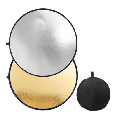 China YEAH Product Portrait Visual Shooting 2 in 1 Folding Multi Panel 30/60/80/110cm Multi Round Photography Diffuser Lightweight Outdoor Shooting Reflector for sale