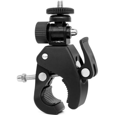 China Metal Motorcycle Bike Quick Release Handlebar Clamp Mount YEAH For Gopro Hero 11 10 9 8 Black DJI Insta 360 Action Camera Accessory for sale