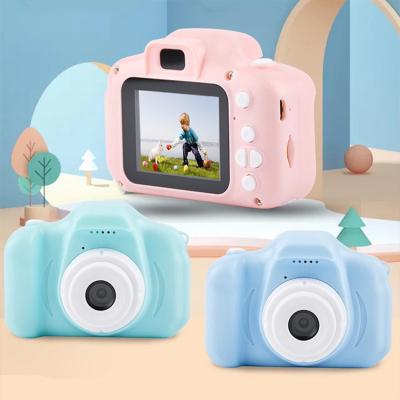 China Recording Function YEAH 2.0 Inch Cute Digital Toy Camara HD 720P 1080P Resolution Video Selfie Photo Kid Camera Kids Birthday Baby Gift Cardboard for sale