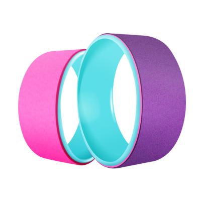 China Hot Selling Eco-friendly Yoga Wheel Set Yoga Balance Roller Band Massage Yoga Wheel for sale