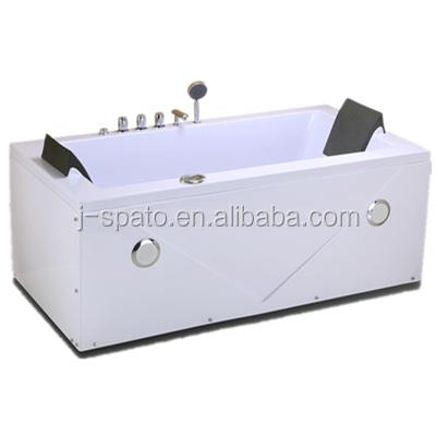 China Indoor Supplier Two People Rectangle Gold Alibaba Bath Massage Soaking Tub For JS-8640 for sale