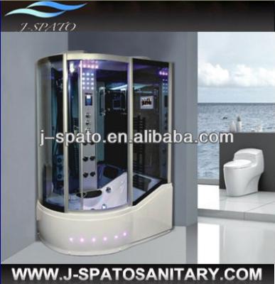 China 2013 Full color natural good quality family sauna furniture and shower bubble air compressor ABS and glass free corner walk-in cabin for sale