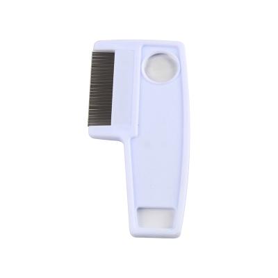 China ZGH43 Stainless Steel Durable Pet Grooming Comb Remove Flea Hair Brush Hair Comb Brush For Puppy Cat Dog for sale