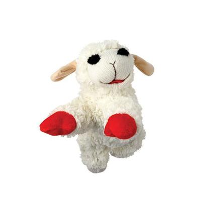 China Good Quality Viable 10 Inch Lamb Plush Stuffed Dog Toy With Squeak for sale