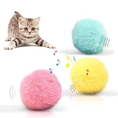 China Newest Viable Realistic Animal Built-in Catnip Cricket Frog and Cricket Interactive Chirping Ball Cat Kicker Toys for sale