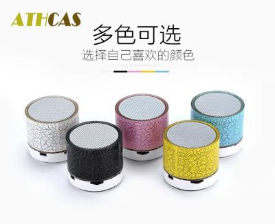 China 2019 Hot Selling Mini Crackle Wireless Speaker Support Phone Function Memory Card Speaker for sale