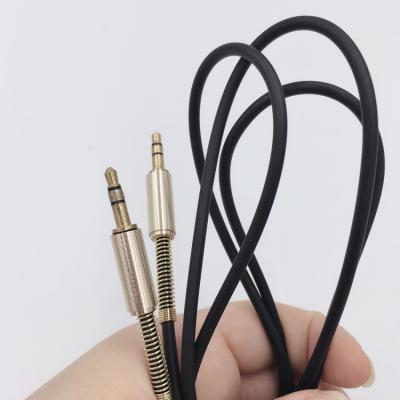 China The best selling multimedia 2019 in aux cable. USA 3.5mm flexible tape 1M car strap for sale