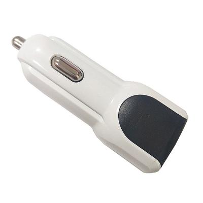 China 2021 new products usb car charger 0.8A unique portable car charger 2port mini car charger led car charger adapter for sale