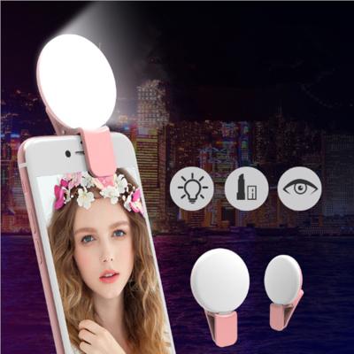 China 2019 Universal Mobile Phone RK17 Portable Mini Rechargeable Selfie LED Lamp Smart Universal Design With Control for sale