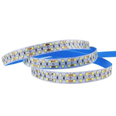 China Residential Waterproof Diode Double Array Stripe Flexible Strip 12v &24v 240leds 2835 RGB Led Strip Light for sale