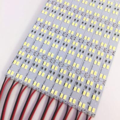 China DC12v&24v Residential High Voltage Dual Array SMD 5730 LED Strip Hard Bar 144led/m for sale