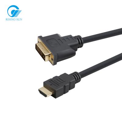 China RisingSun COMPUTER HDMI to DVI CABLE Multiple Shielding Single and Dual Channels HD 1080P for sale