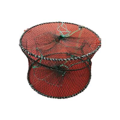 China Commercial Outdoor Crab Bait Cage Fishing Net Underwater Folding Crab Trap for sale