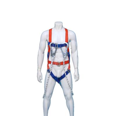 China High Strength Constrauction Workers Nylon Climbing Fall Off Protection Harness Safety Belt for sale