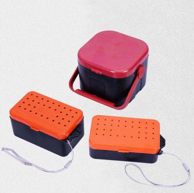 China Fish Bait Box Portable Hook Live Fishing Tool Bait Box for sale