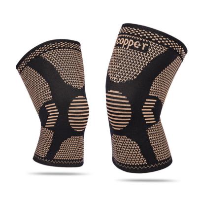 China Well design copper fiber knee compression protector, orthosis carbon knee brace for osteoarthritis for sale