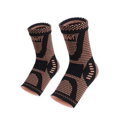 China Good Design Customizable Copper Fiber Containing Copper Ion Sports Fitness Nylon Knit Ankle Strap , Ankle Strap Brace for sale