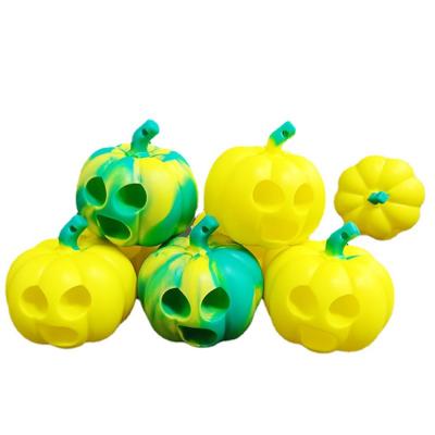 China New Design 3D Kids Pumpkin Decompression Pumpkin Ball Handle Stereo Silicone Busy Person Key Chain Snap, New Busy Person Toys for sale