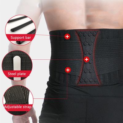 China Adjustable Slim Lifting and Fitness Shaper Exercise Steel Plate Waist Guard Hard Pull Up Belt Adjustable Adult Sports Guard, Waist Wrap Trainer Support for sale