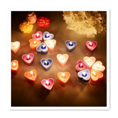 China Handmade Promotional Wholesale Scented Candles Scented Candles Private Label Plastic Heart Scented Candle for sale