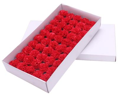 China Gift Factory Supply 50pcs Direct Soap Artificial Flower Rose Flower Head Petal Bath Carving Wedding Gift Valentine's Day Gift for sale