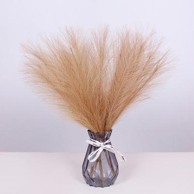 China Hot Selling Gift Pampas Grass Decor Artificial Pampas Grass Bouquet For Wedding for sale