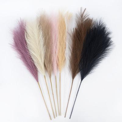 China Hot Sale 70cm Gift 9 Branches Artificial Pampas Grass Pampas Grass Layout Wedding Artificial Pampas Grass Decor for sale