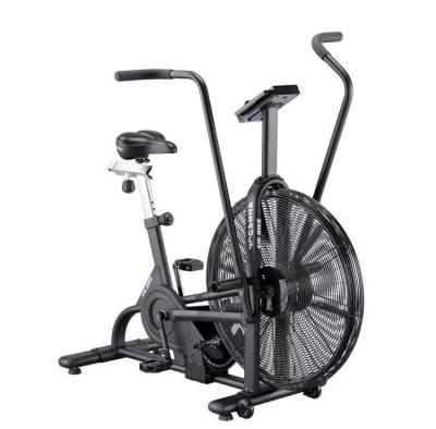 China 2021 Custom Home Air Bike Fan Exercise Logo Bicycle Indoor Trainer Fitness Eco-friendly Gym Cardio Equipment Duty for sale