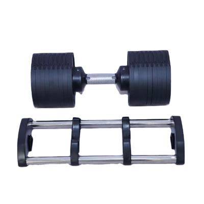 China Durable Unisex Adjustable Dumbbells Set Fitness Equipment Weight Strength Lifting Training in Home Gym for sale