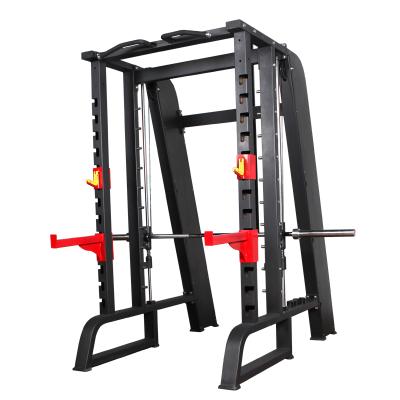 China Hot Selling Universal Gym Fitness Equipment Smith Machine Squat Rack Power Rack Smith Rack for sale