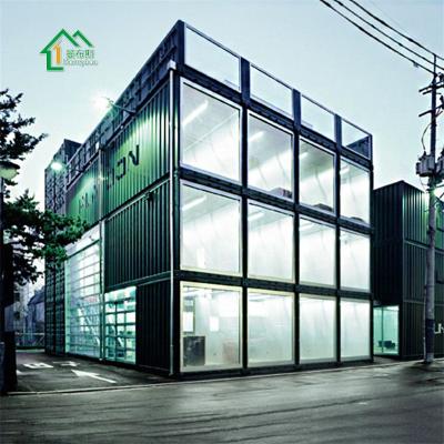 China Dormitary 2017 New Design Modern Shipping Container Showroom for sale