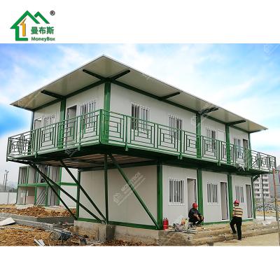 China 2021 New Arrival Modern Low Cost Lithuania Flat Pack Prefab Container Prefab Guyana House for sale