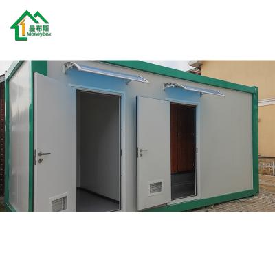 China Prefab portable bathroom container mobile toilet/toilet bathroom with water tank/waste tank for sale