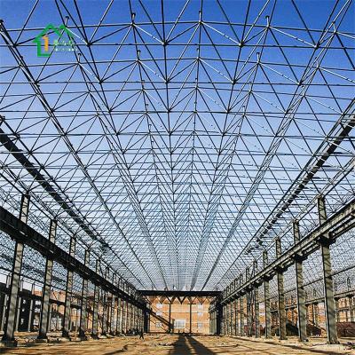 China industrial warehouse layout design/prefab steel workshop/steel structure factory warehouse/hospital/school/stadium large span for sale