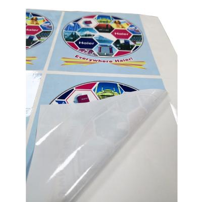 China Waterproof Colorful Printing Static Cling Clear Label Vinyl Sticker For Window Glass Car for sale