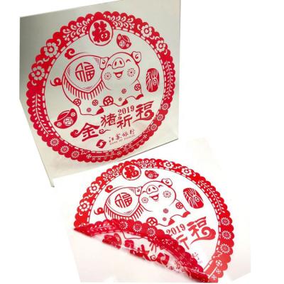 China Newest Selling Eco Friendly Custom Clear Vinyl Easy Peel Off Static Cling Sticker Label For Glass Decorative for sale